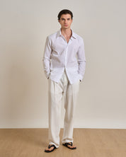 Camicia sartoriale in lino