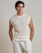 Gilet in filo fluttuante