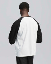 T-shirt longsleeve bicolor in cotone 210 gr