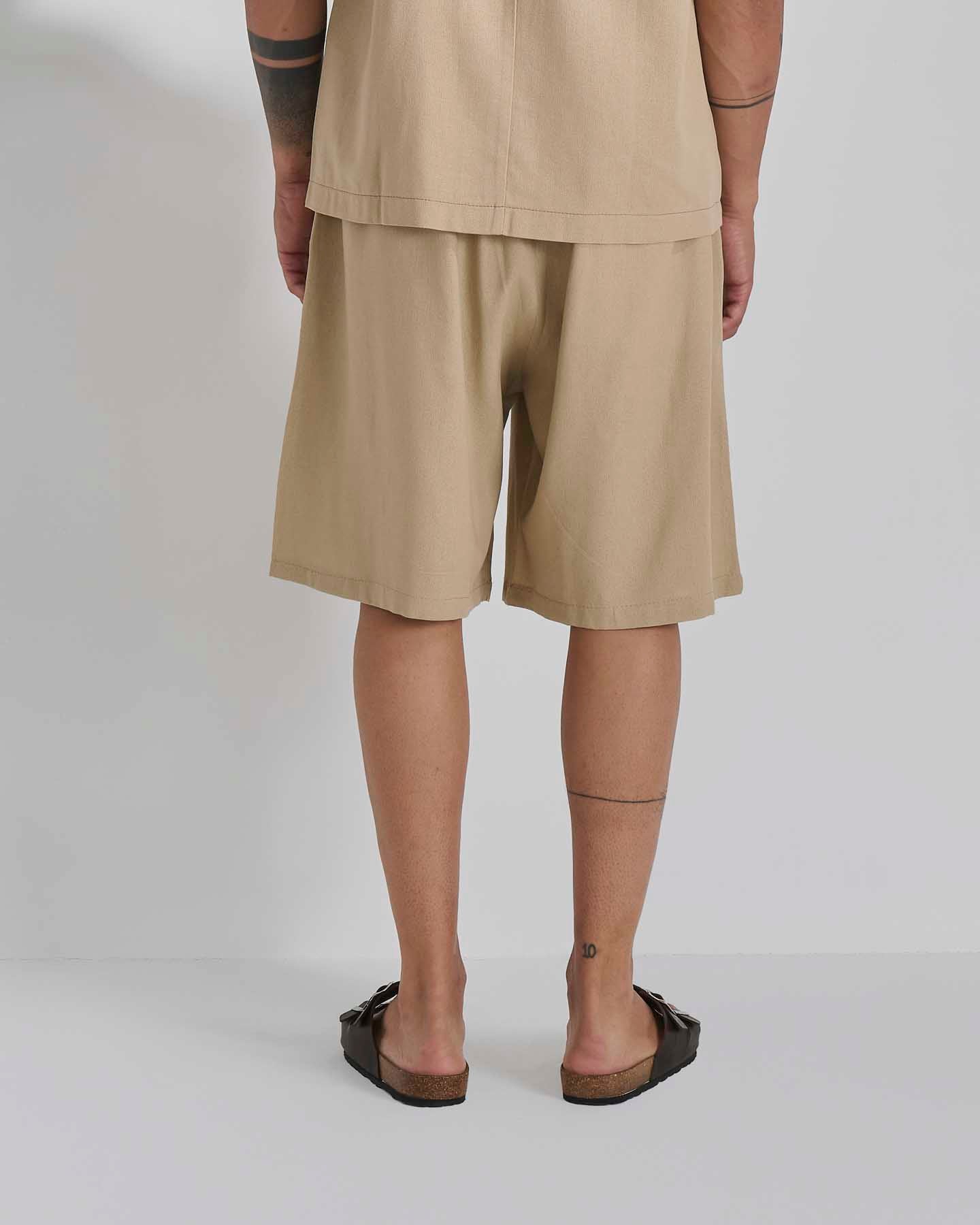 Bermuda jogger in lino