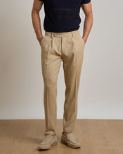 Pantalone Sartoriale In Lino
