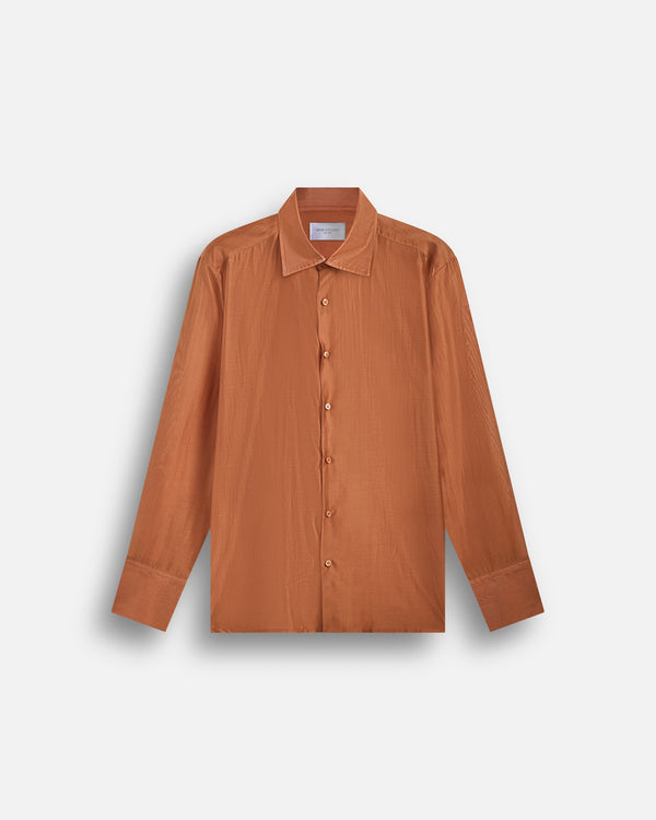 Camicia effetto velato