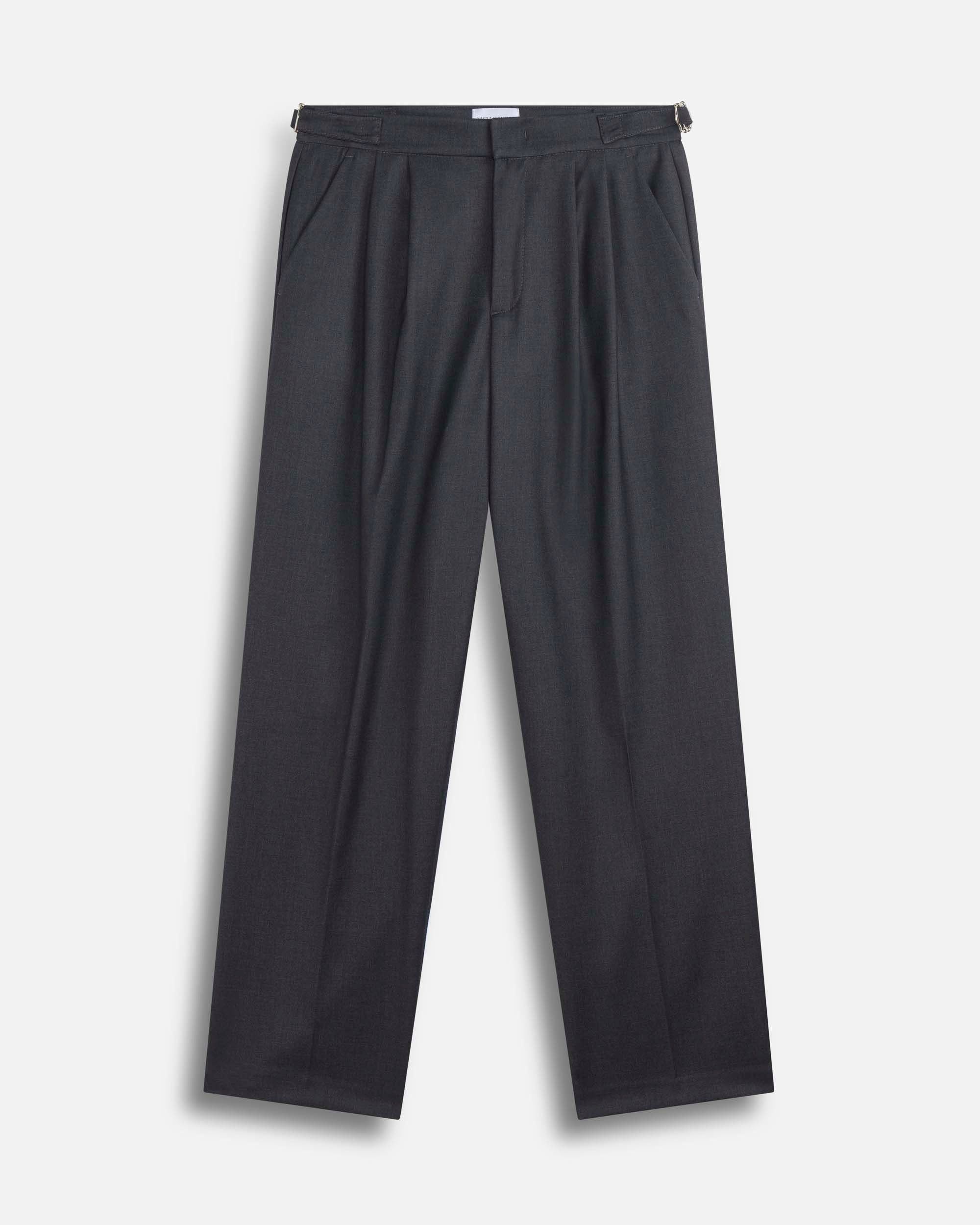 Pantalone wide fit con fibbiette