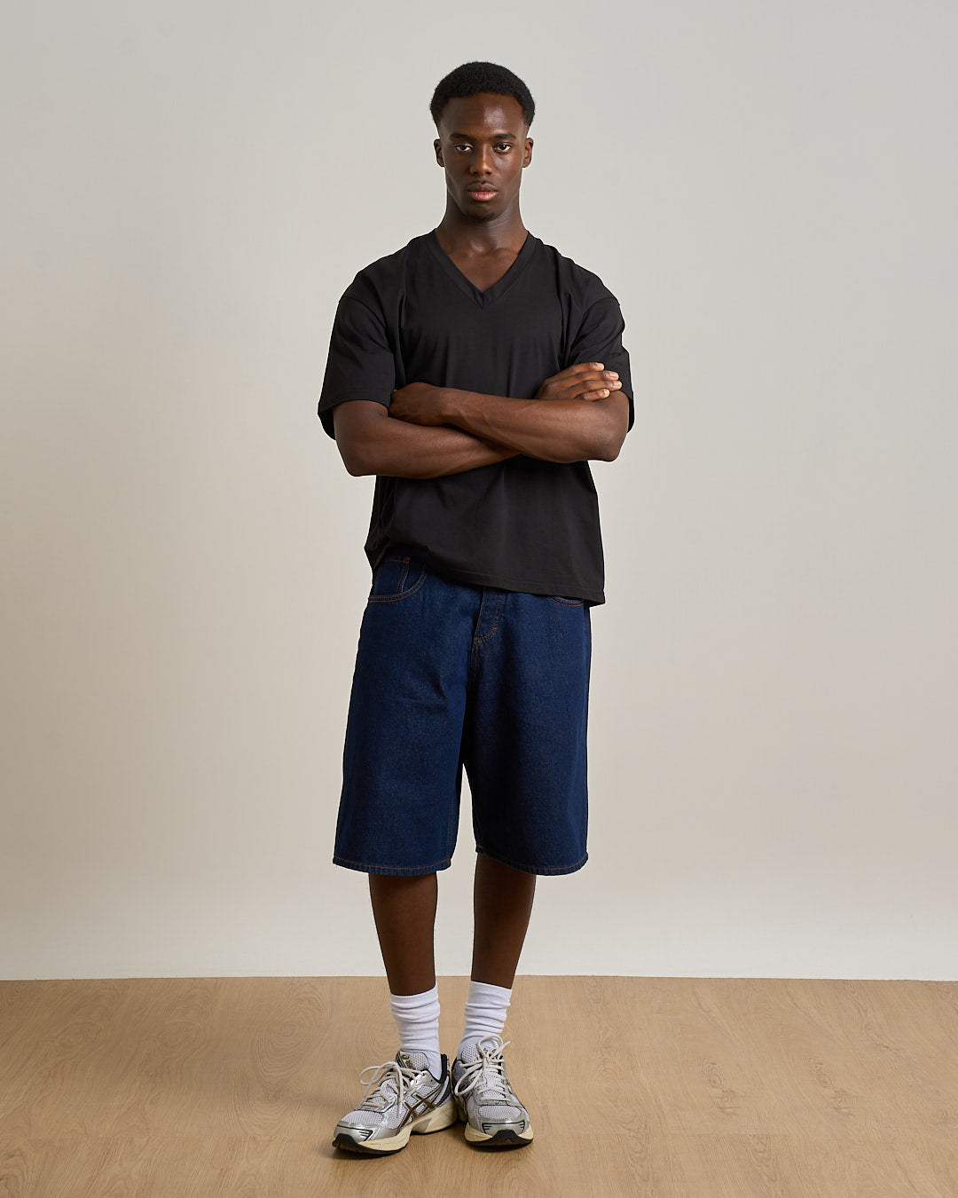 Bermuda Jeans Baggy Lavaggio zero