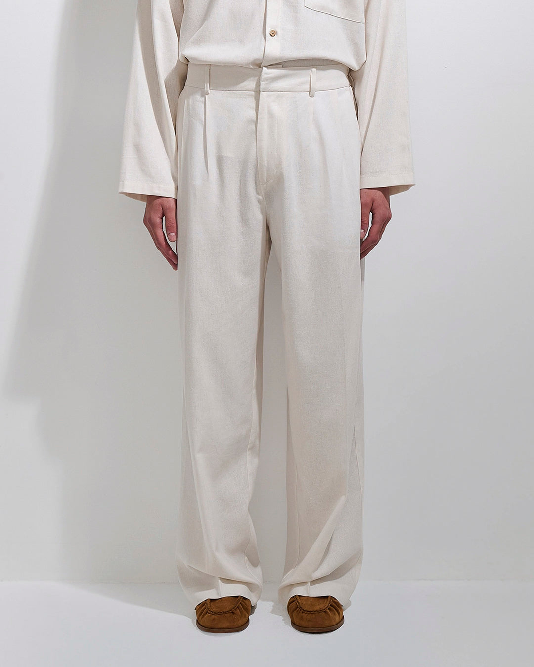 Pantalone da completo in lino limited edition