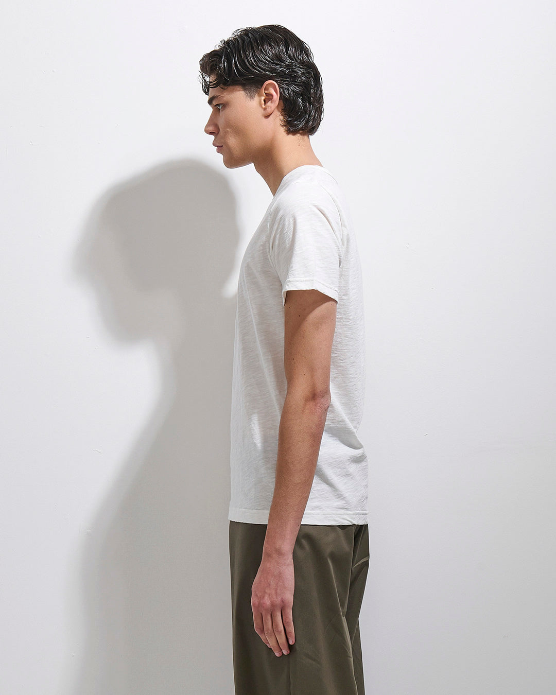 T-Shirt Basic cotone fiammato