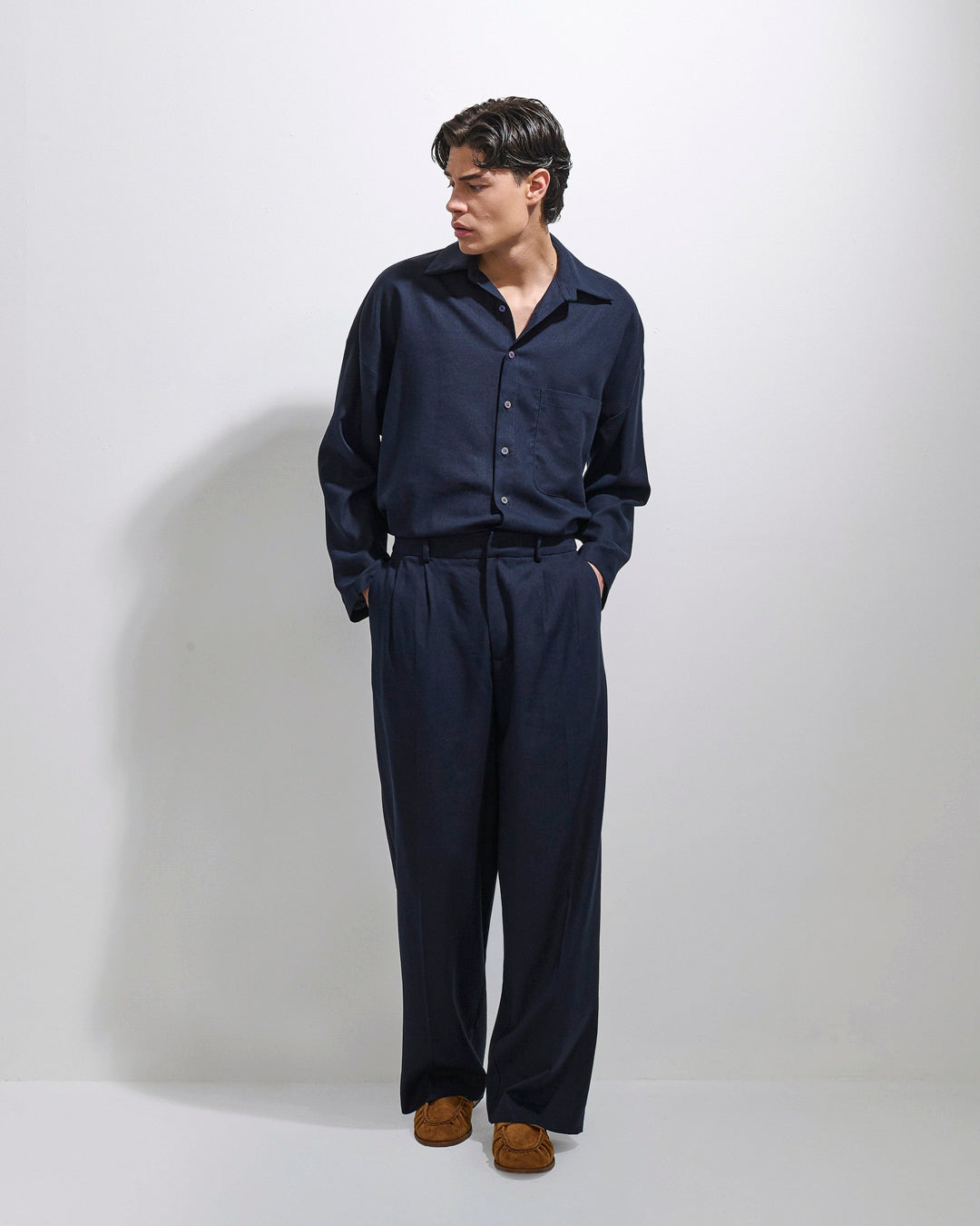 Pantalone da completo in lino limited edition