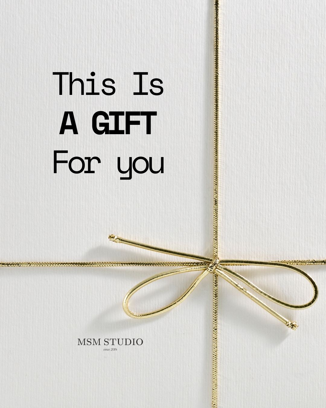 MSM STUDIO GIFT CARD