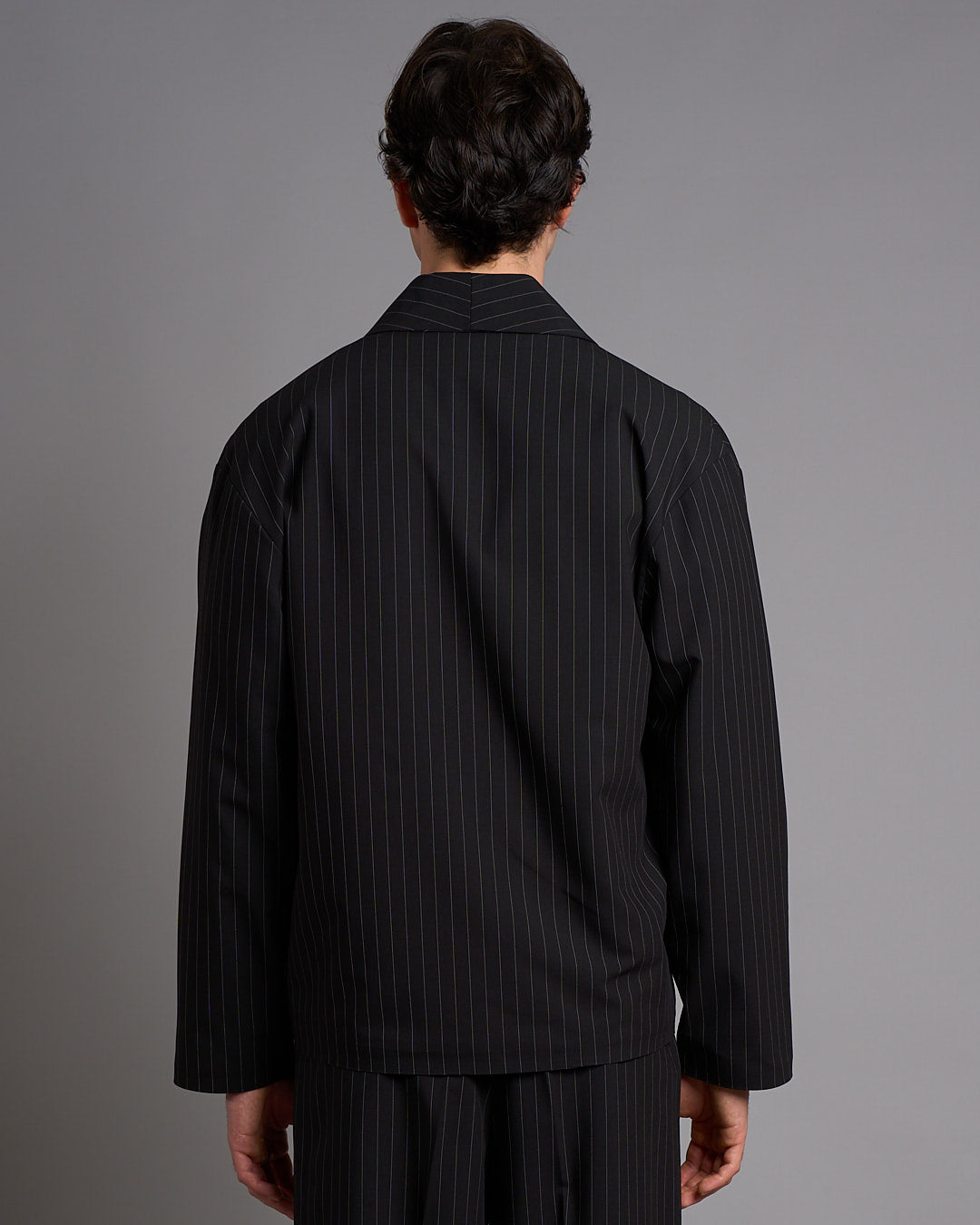 Giacca kimono Gessato