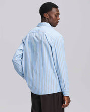 Camicia over a riga larga