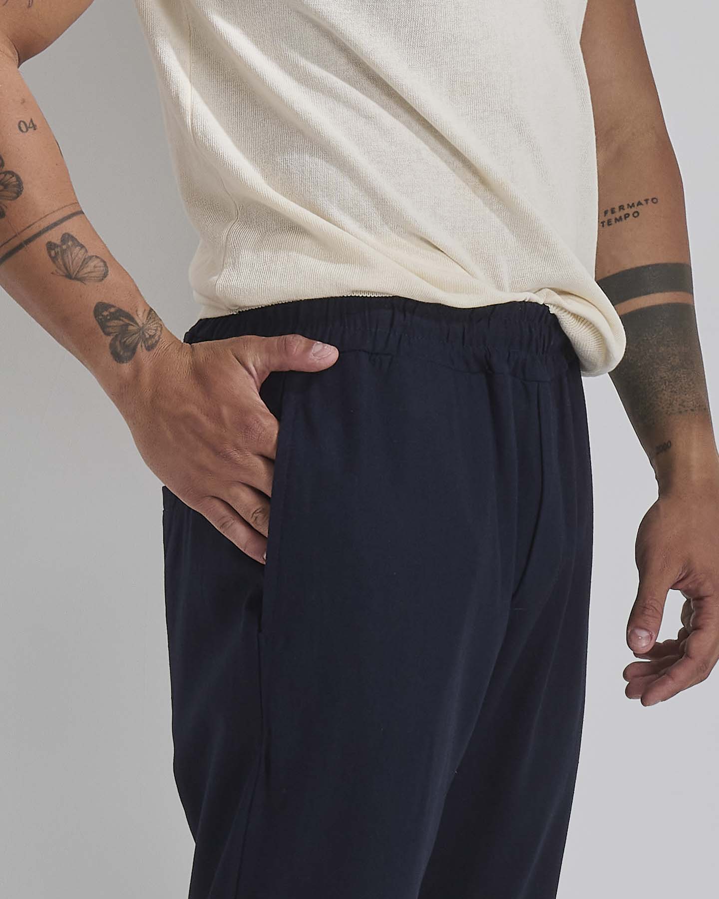 Pantalaccio Jogger In Lino