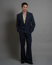 Giacca cropped con finiture sfilacciate