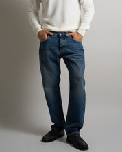 Denim straight fit Sabbiato Used