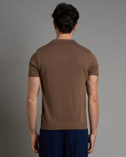 Polo senza bottoni mezza manica