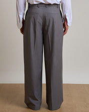 Pantalone Wide Fit con pieghe