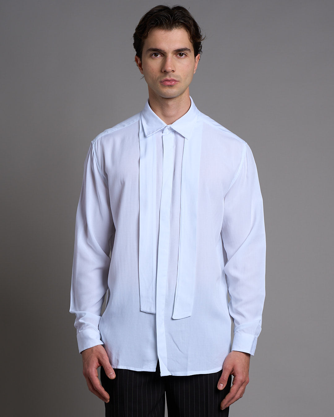 Camicia con fiocco