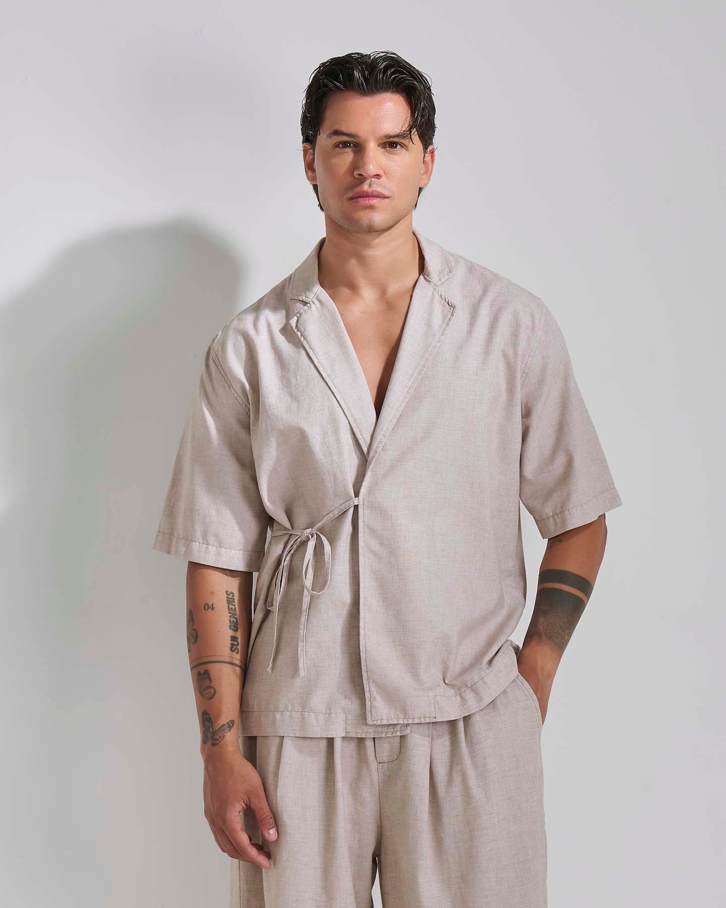 Giacca Kimono con laccio