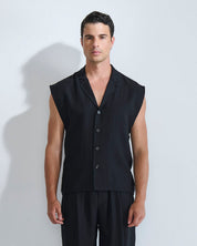 Camicia Gilet misto lino