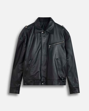 Bomber in pelle