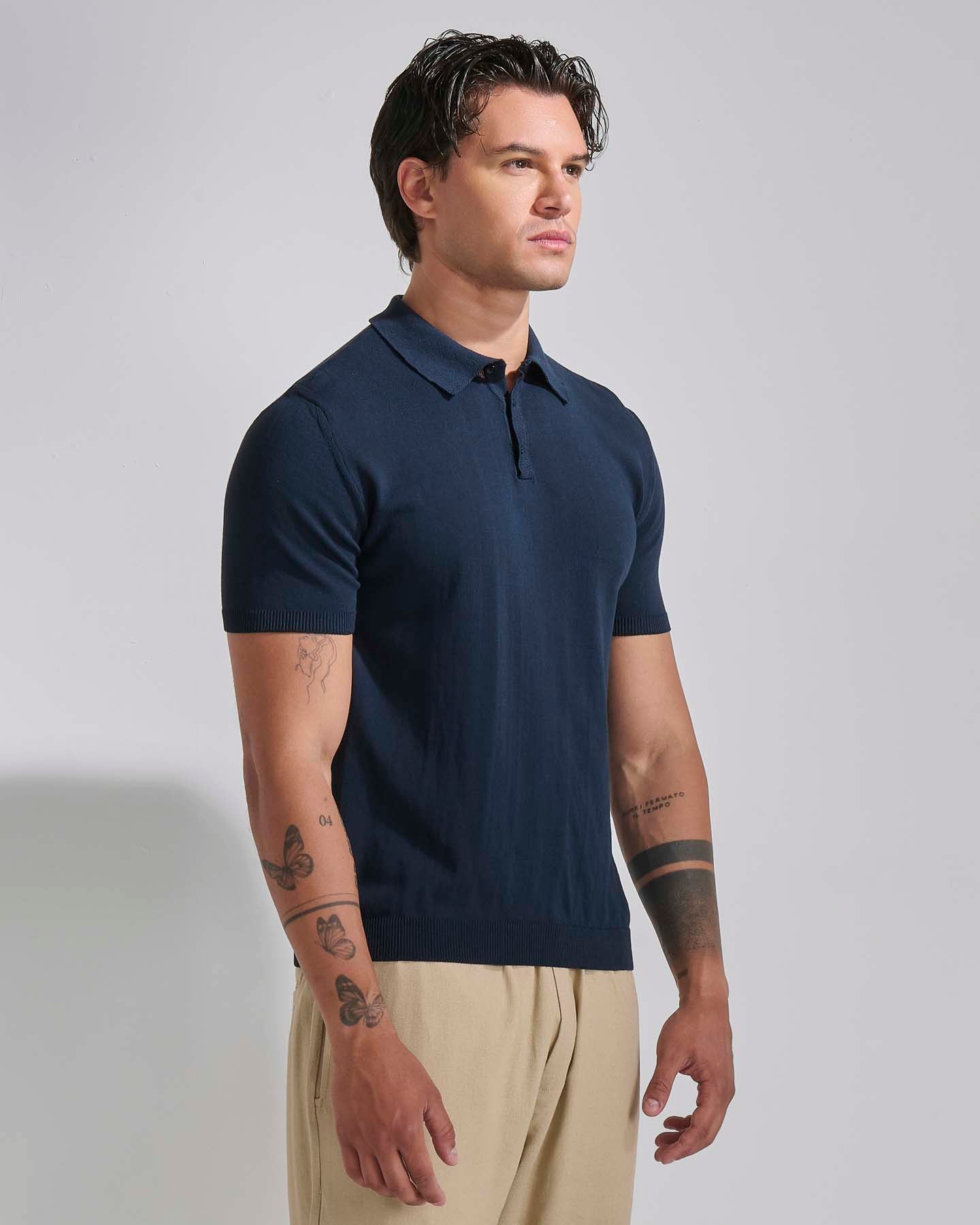 Polo in puro cotone naturale