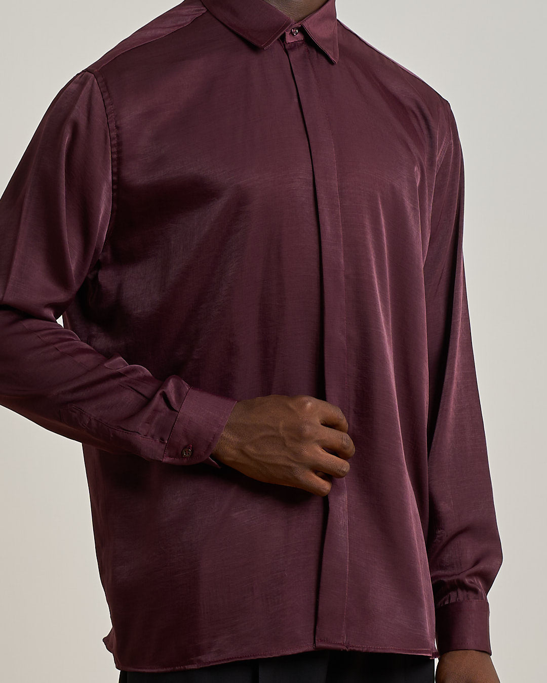 Camicia Effetto Seta