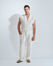 Pantalaccio misto lino da coordinato