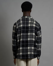 Camicia a quadri in fibra di cotone