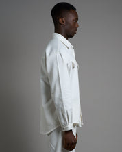 Camicia Giacca Con Rotture Oversize