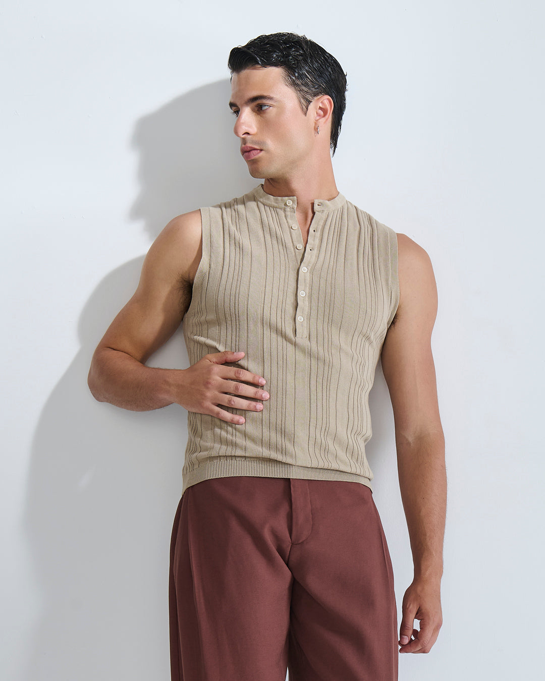 Gilet Serafino in filo fluttuante
