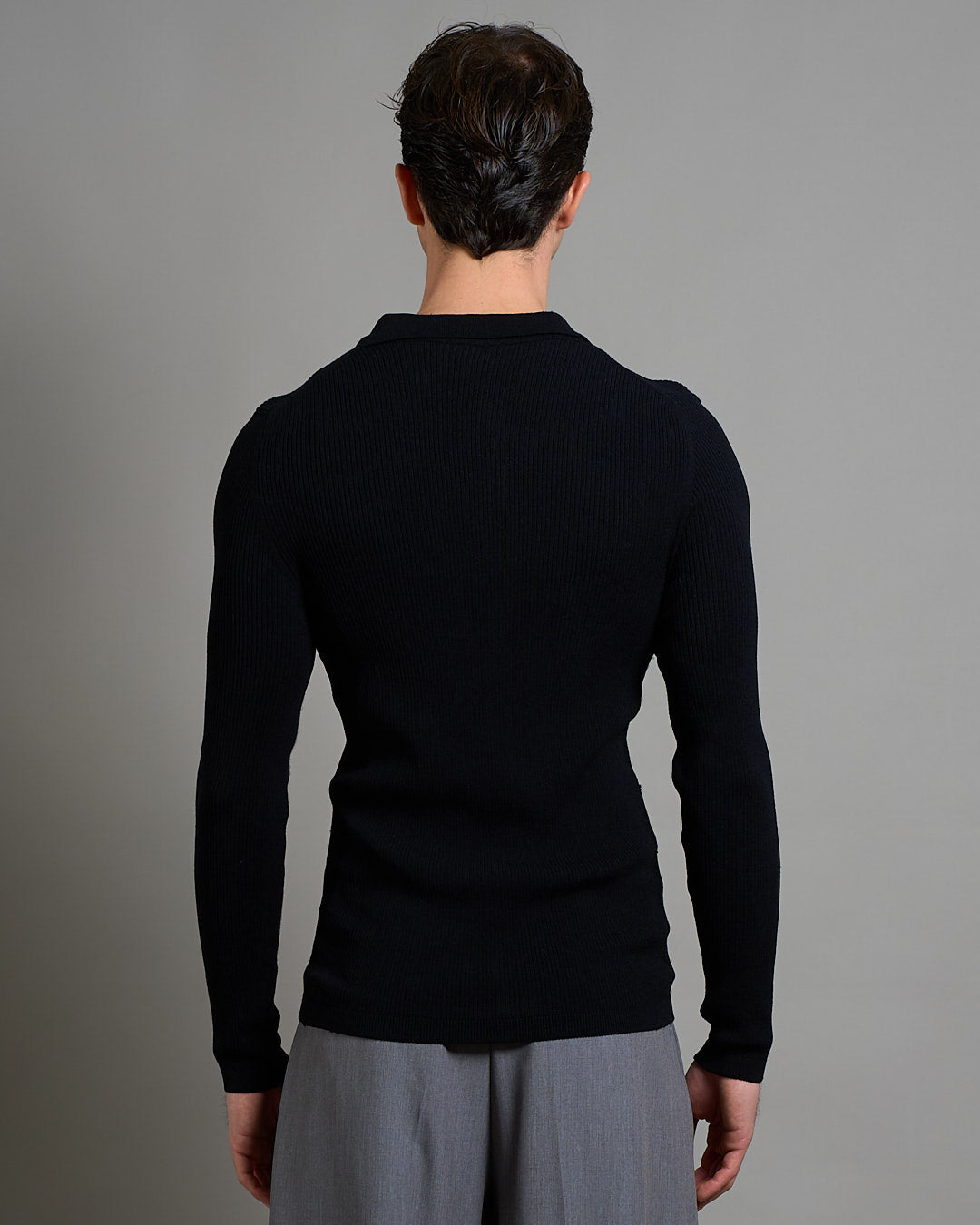 Cardigan a polo a coste limited edition