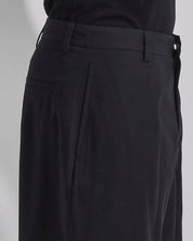 Pantalone Wide Fit con pieghe in lino