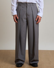 Pantalone Wide Fit con pieghe