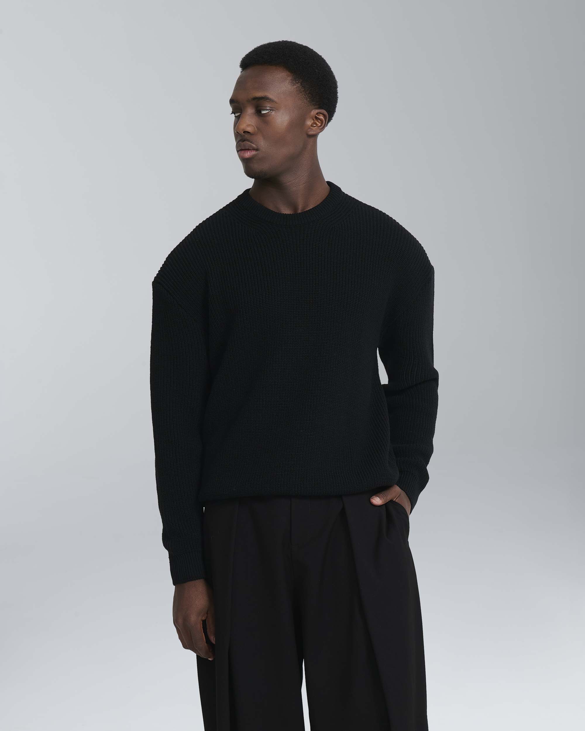Maglia girocollo oversize