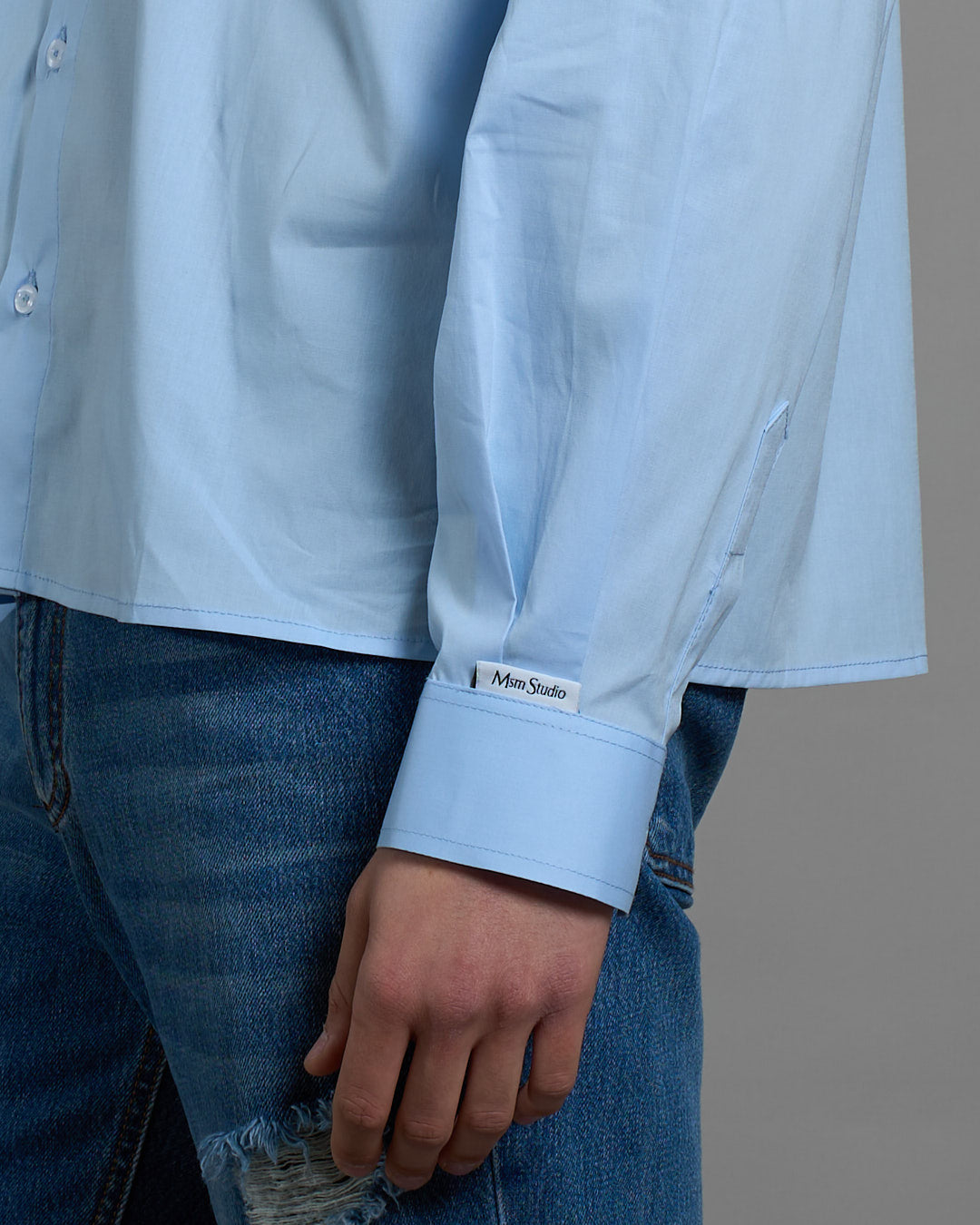 Camicia oversize in cotone