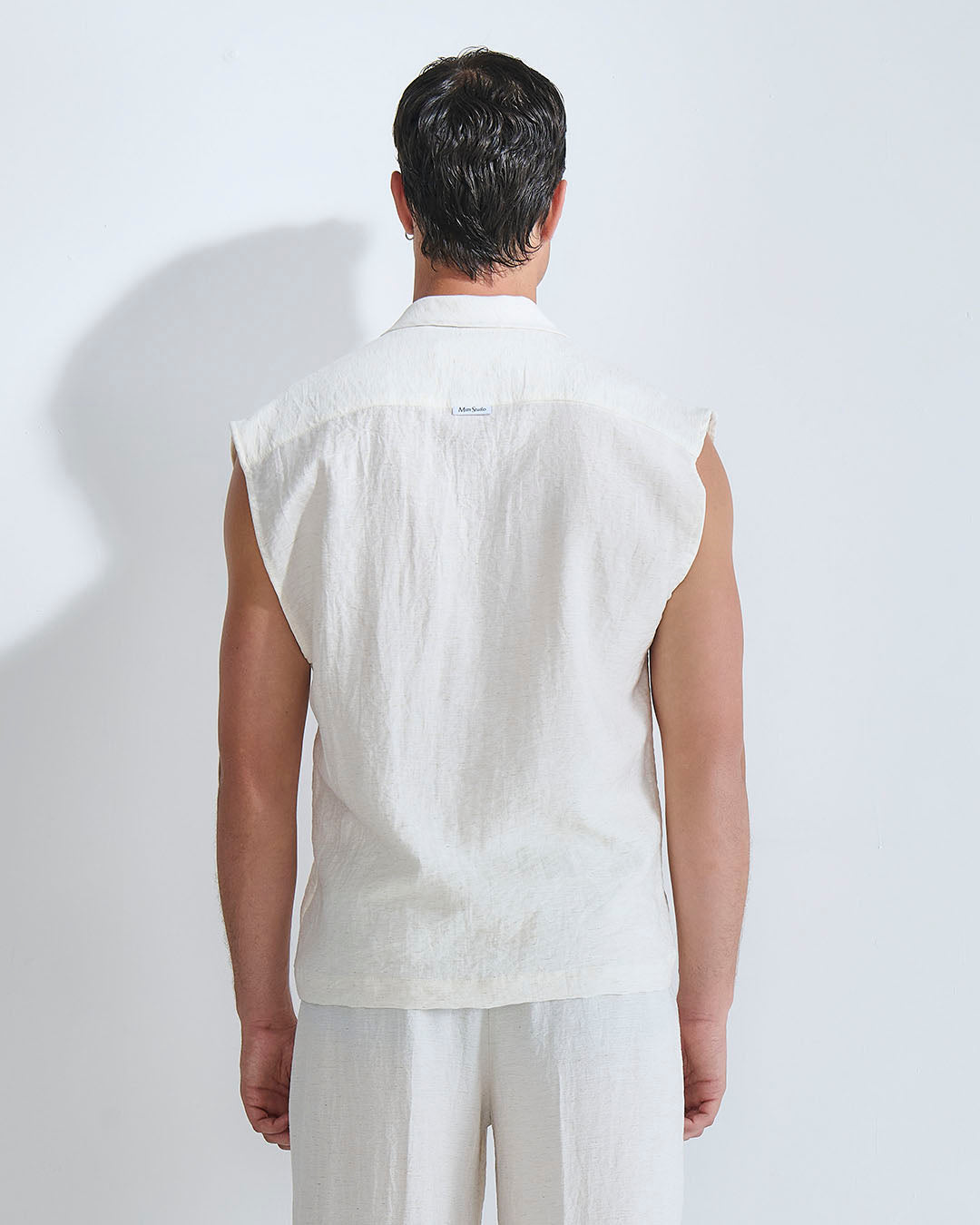 Camicia Gilet misto lino