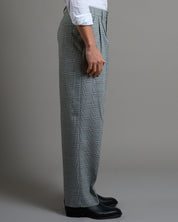 Pantalone Wide fit da completo Principe di Galles