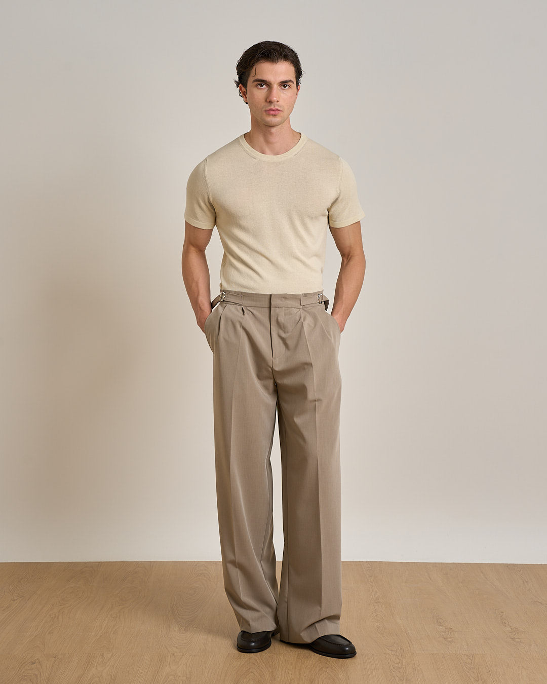 T-shirt girocollo in filo