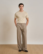 T-shirt girocollo in filo