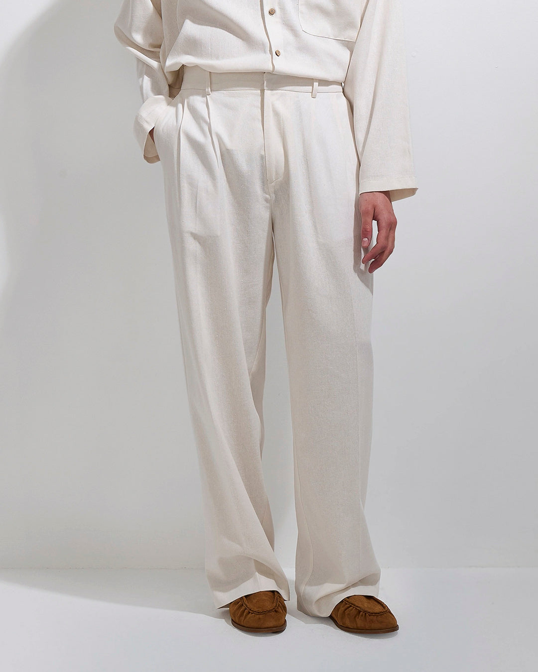 Pantalone da completo in lino limited edition