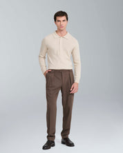 Polo in misto cashmere
