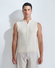 Gilet Serafino in filo fluttuante
