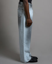 Jeans Baggy Fit clear con pigmento