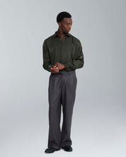 Pantalone wide leg strutturato