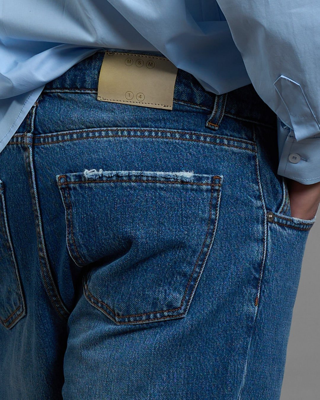 Jeans Flare Fit doppio stone