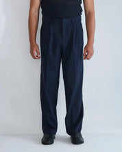 Pantalone wide fit in lino
