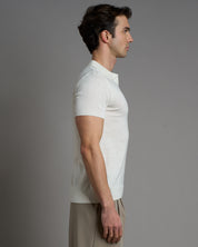 Polo senza bottoni mezza manica