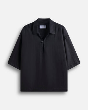 Camicia Polo misto lino