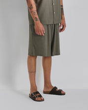 Bermuda jogger in lino