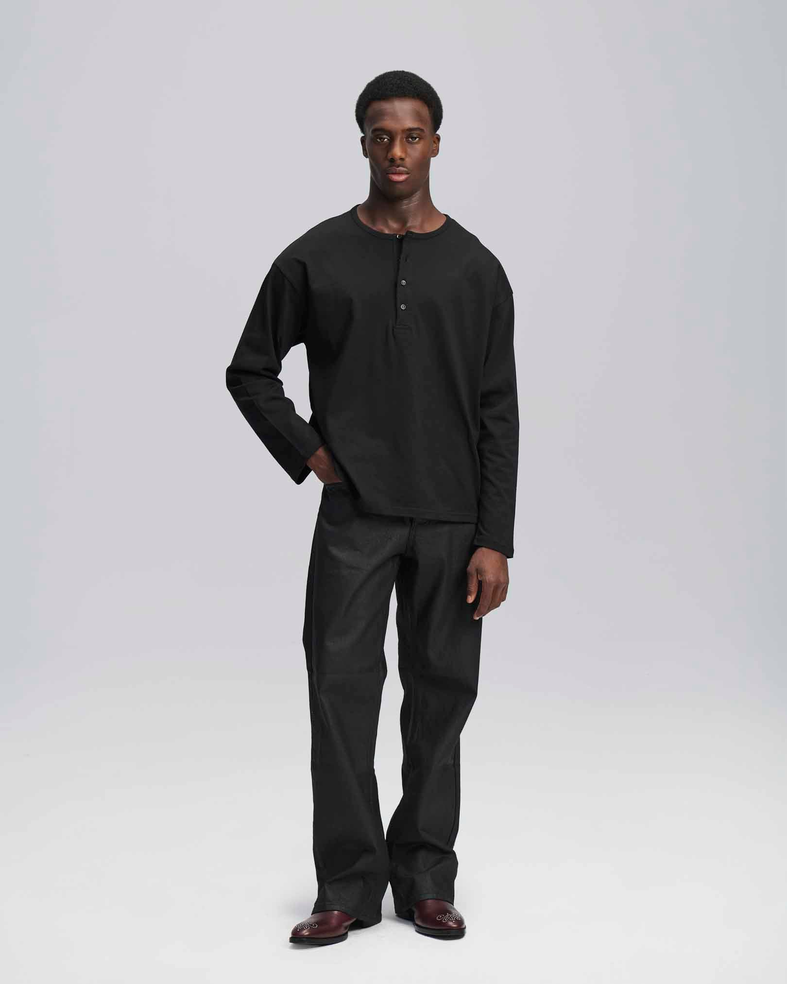 T-shirt serafino in cotone 210 gr