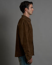 Giacca Camicia in camoscio